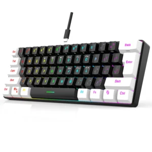 G61 RGB Wired Gaming Compact 61-Key Mechanical Keyboard