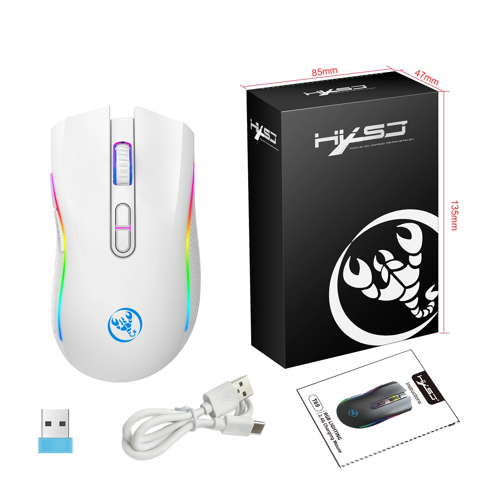 Elite RGB Wireless Gaming Mouse – High Precision Gaming Mouse - Image 18