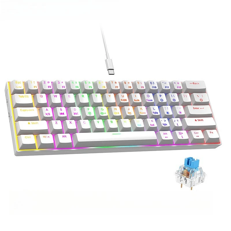 60% Pro RGB Gaming Keyboard – 61 Key Compact Mechanical Keyboard - Image 5