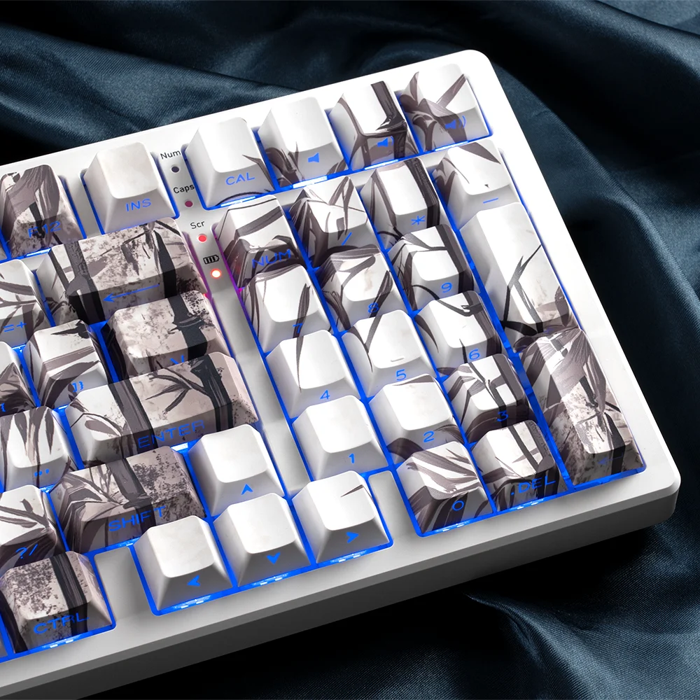 XVX Plum Blossom Cherry Profile PBT Keycaps – 131 Key Mechanical Keyboard Keycap Set - Image 40