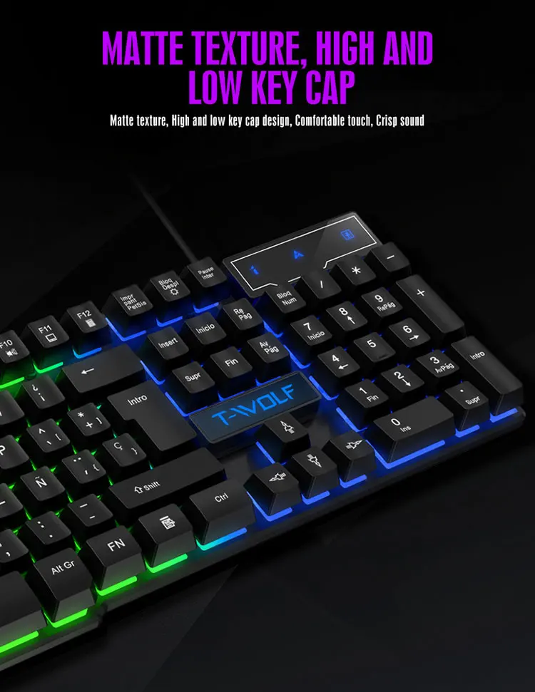 104 Key RGB Gaming Keyboard and Mouse Combo – Wired USB Backlit Gaming Set - Image 18