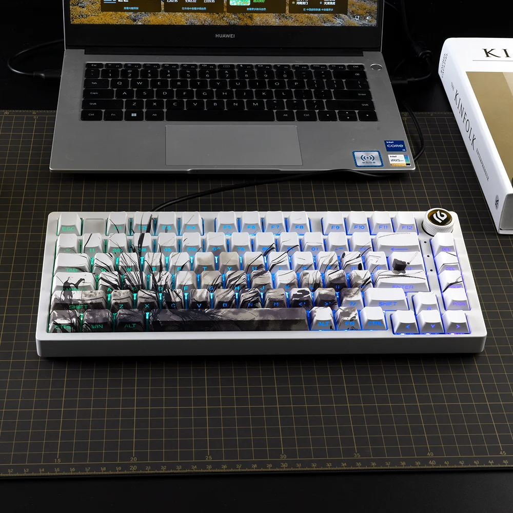 XVX Plum Blossom Cherry Profile PBT Keycaps – 131 Key Mechanical Keyboard Keycap Set - Image 29