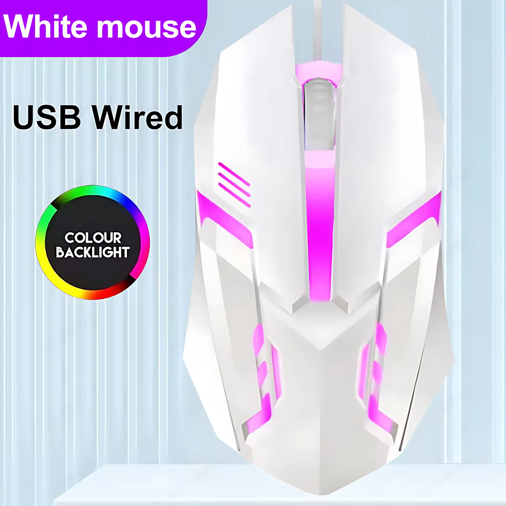 New Wired Keyboard And Mouse Set Usb Luminous Mechanical Keyboard And Mouse Set For PC Laptop Computer Game Office - Image 11