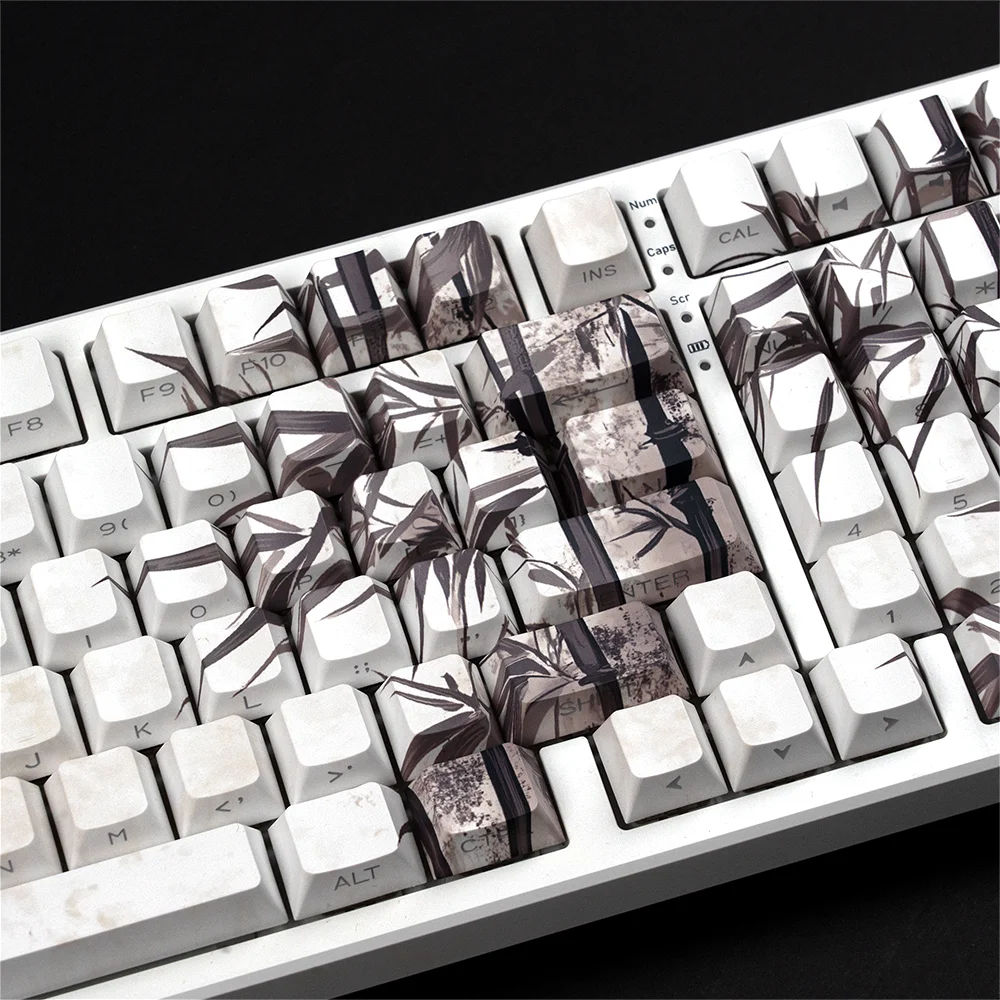 XVX Plum Blossom Cherry Profile PBT Keycaps – 131 Key Mechanical Keyboard Keycap Set - Image 39