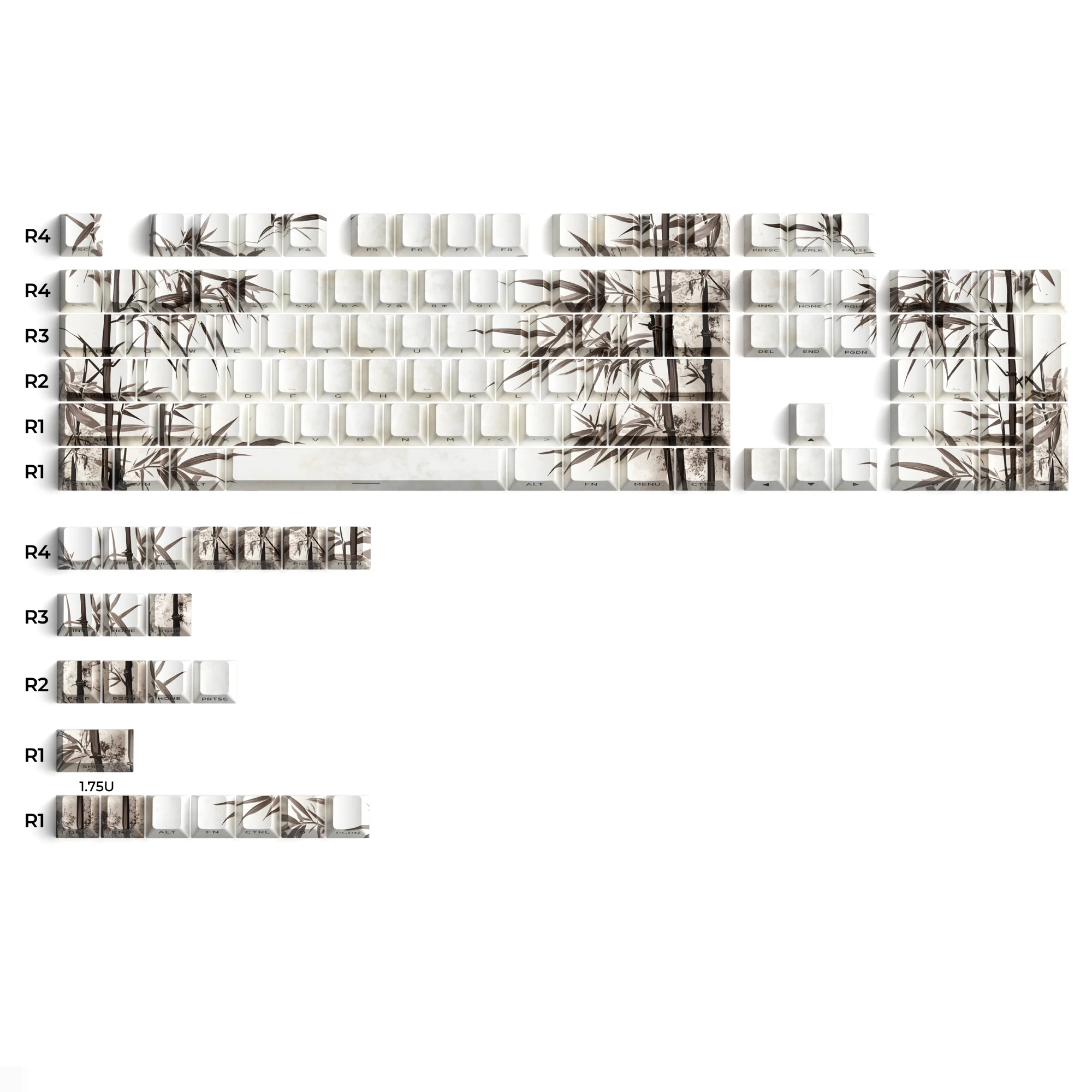 XVX Plum Blossom Cherry Profile PBT Keycaps – 131 Key Mechanical Keyboard Keycap Set - Image 10