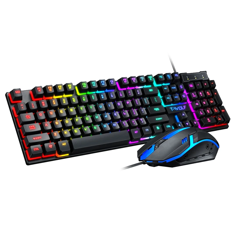 104 Key RGB Gaming Keyboard and Mouse Combo – Wired USB Backlit Gaming Set - Image 7