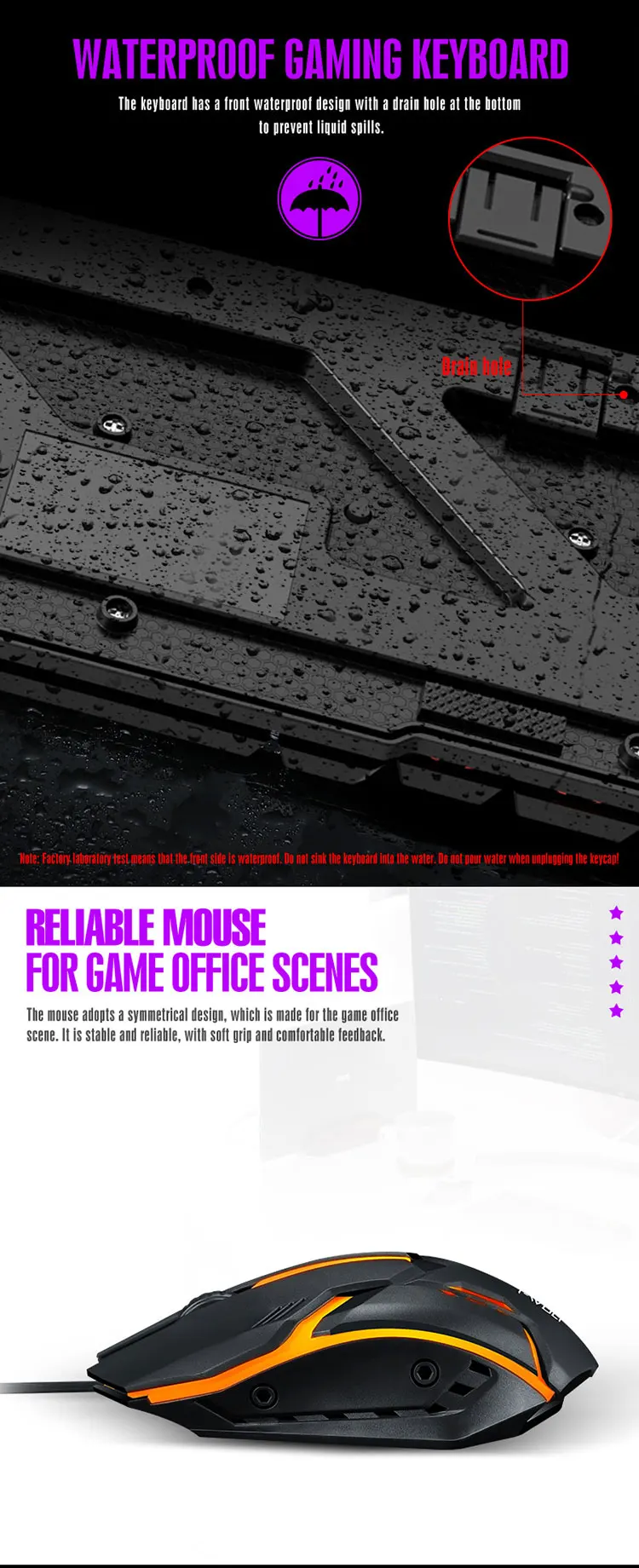 104 Key RGB Gaming Keyboard and Mouse Combo – Wired USB Backlit Gaming Set - Image 19