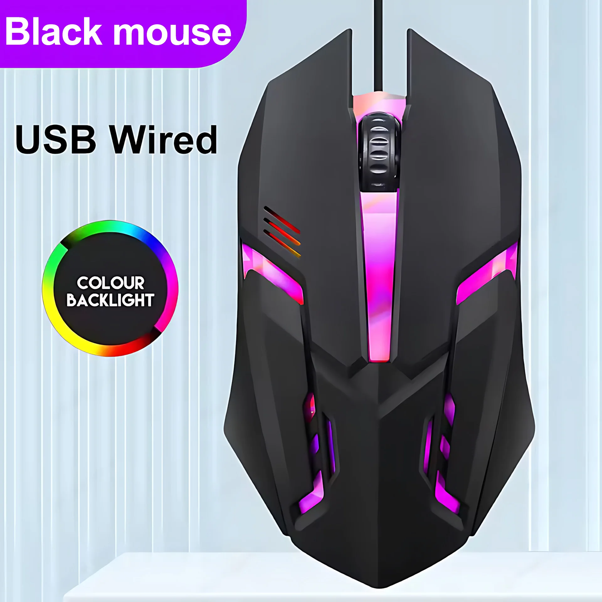 New Wired Keyboard And Mouse Set Usb Luminous Mechanical Keyboard And Mouse Set For PC Laptop Computer Game Office - Image 8