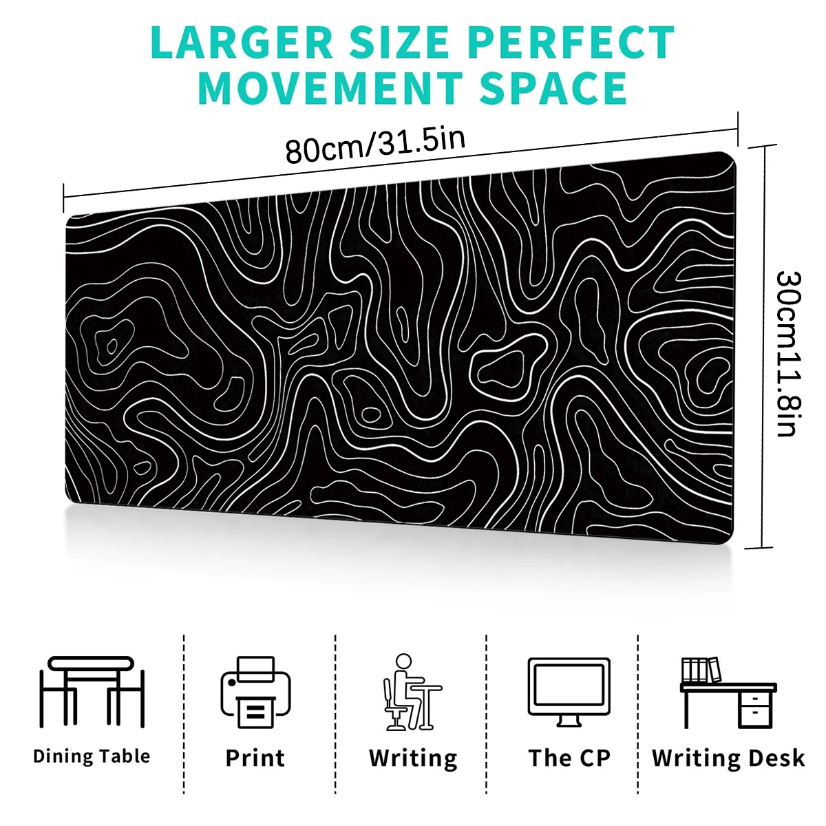 Large Gaming Mouse Pad – Extended Desk Mat for Keyboard & Mouse - Image 6