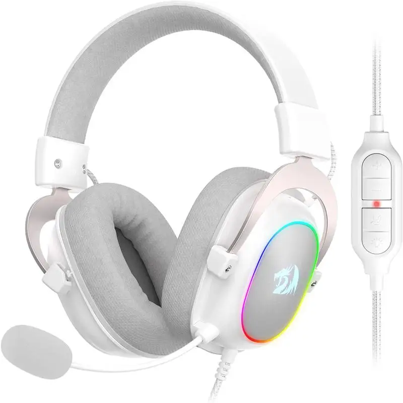 Redragon H510 Zeus-X RGB Wired Backlit Gaming Headset 7.1 Surround Sound Multi Platforms Headphone - Image 9